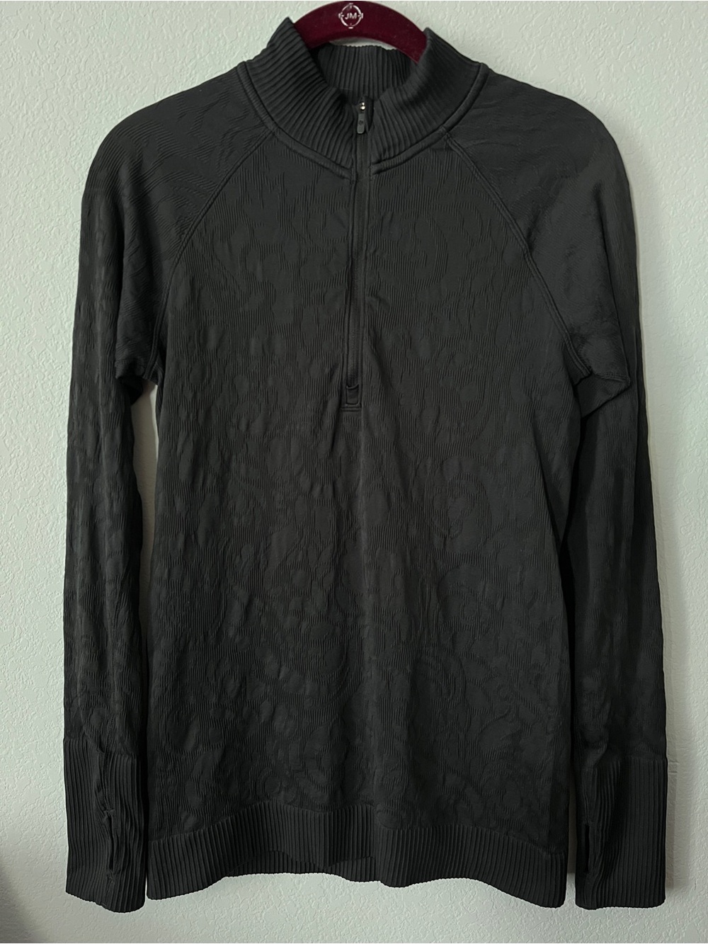 Lululemon Rest Less 1/2 Zip Black / Black (First Release) Size 10